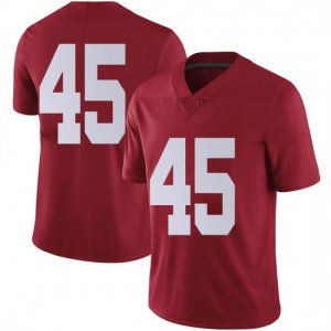 NCAA Youth Alabama Crimson Tide #45 Robbie Ouzts Stitched College Nike Authentic No Name Crimson Football Jersey DM17J57XO